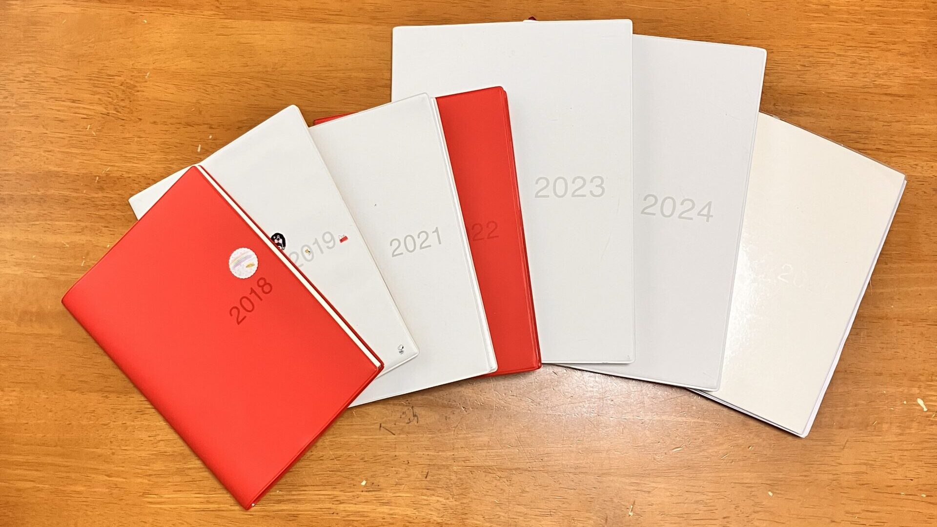 これまで使った無印良品の手帳