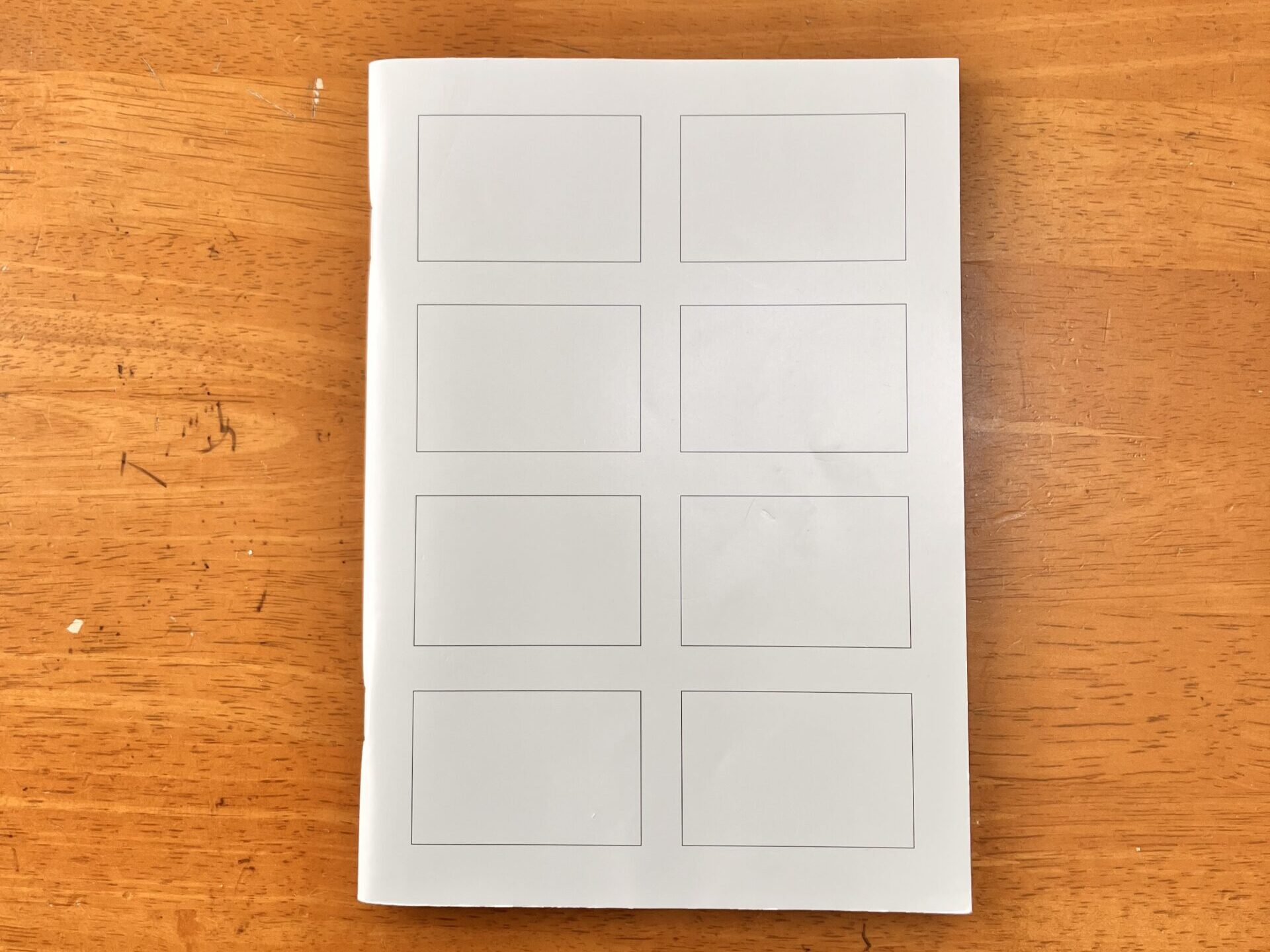 無印良品の週刊誌4コマノート