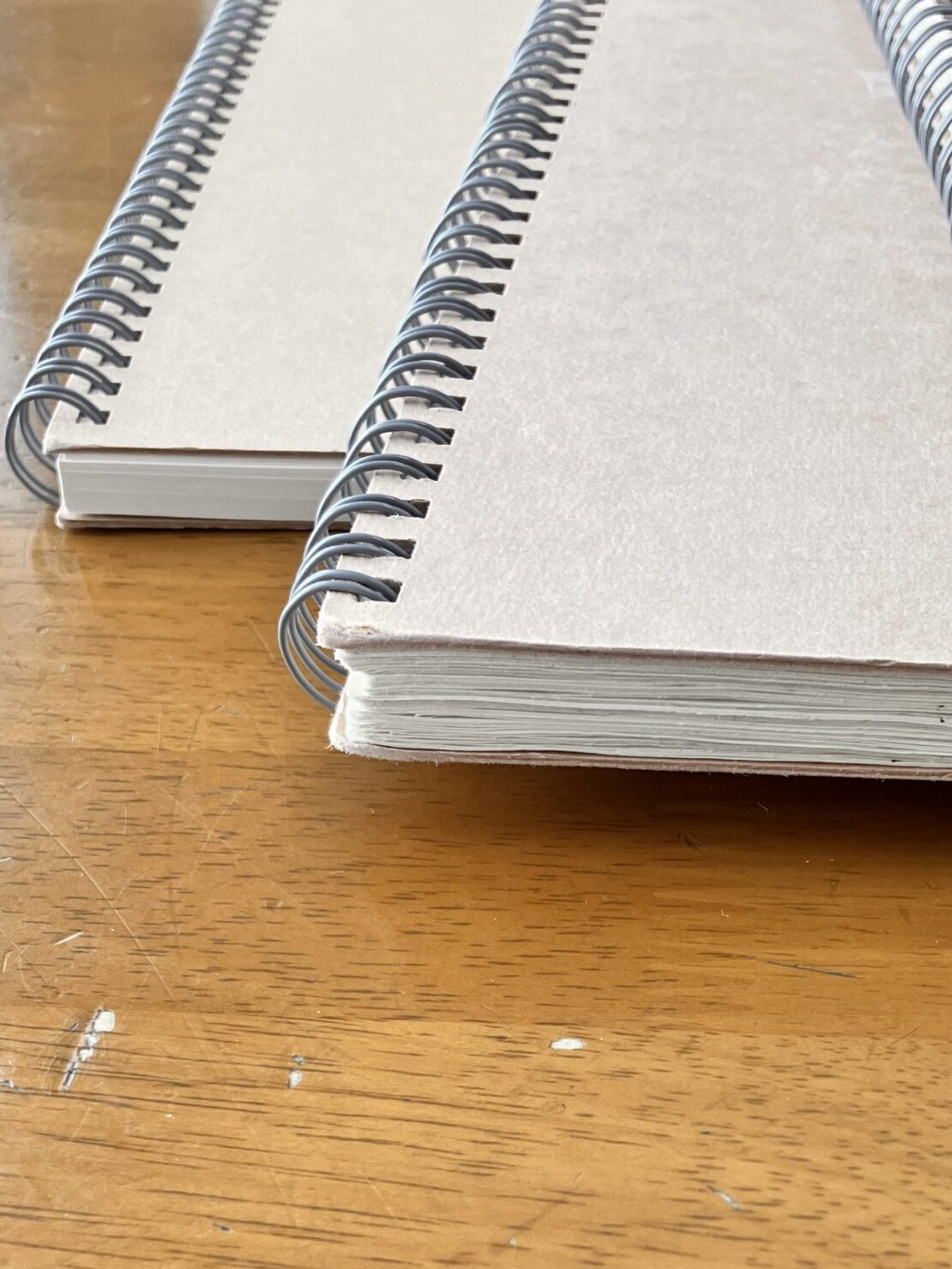 ダブルリングノートの厚さ